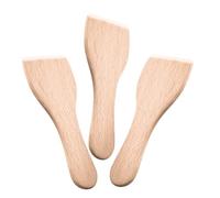 SHINEOFI 3 pièces Lot de Spatules Bois pour Pizza et Cuisson Grattoir Crème Professionnel Racloir Patisserie Multifonction Ustensiles Cuisine Robustes et Faciles à Nettoyer