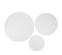 SHINEOFI 3 Pièces Lot de Toiles Rondes Coton Vierges Cadres Tendues pour Peinture Artistique Texture Fine Optimisée Design Moderne pour Créations Professionnelles