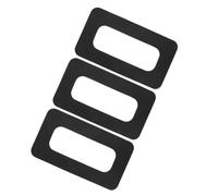 SHINEOFI 3 Pièces Patch Central D'aileron de Paddleboard PVC Noir pour Sup | Résiste à Corrosion, Réduit, Hydrodynamique Soignée, Installation Facile, pour Débutant et Expert