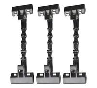 SHINEOFI 3 Pièces Pince à Dessin Double Tête Rotative pour Planche à Croquis Accessoire Pratique pour Artistes Fixation Solide et Flexible pour Croquis et Photos