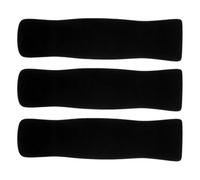 SHINEOFI 3 Pièces Poignée de Canne Mousse Confortable pour Camping, Remplacement Facile Design Ergonomique en Éponge et Plastique Noir, pour Parapluie et Canne