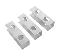 SHINEOFI 3 Pièces Stand de Stockage des cahiers des Stands sous Inclinaison Colonne du Bureau d'ordinateur Portable élévateurs pour Ordinateur Portable Acier Carbone