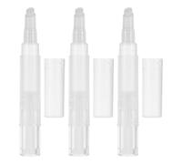 SHINEOFI 3 Pièces Stylo à Gloss à Lèvres Vide 5ml en Pp Design Compact et Technologie Anti-fuite pour Routines Beauté Itinérantes et Voyages