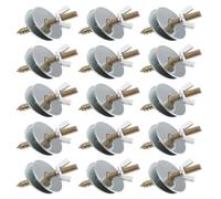 SHINEOFI 30 Ensemble Kit 30 Vis Double Tête Fixation Métal Argenté | Vis sans Outil pour Cages à Hamsters et Chinchillas, Adaptées aux Habitats Plastiques, Usage Élevage et Aménagement