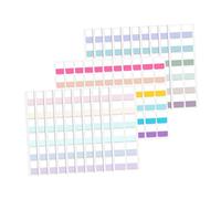SHINEOFI 30 Feuilles Onglets Adhésifs Colorés pour Cahiers Portables Autocollants Index Écriture Facile pour Annotation Séparation Visuelle Rapide Organisation Pratique pour Études et