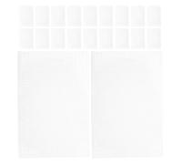 SHINEOFI 30 Pièces Feuille Canevas Plastique pour Travaux au Fil, Broderie | Blanc, Léger et Portable, Finition sans Bavure, pour Maison, Classes, Petites Fournitures