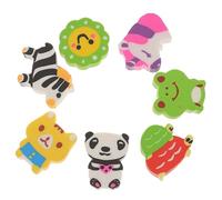 SHINEOFI 30 Pièces nouveauté gomme mini-jouets pour enfants gommes miniatures effaceurs hair eraser scie sauteuse gommes pour enfants gomme de dessin animé gomme animaux animal Papeterie