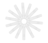 SHINEOFI 30 Pièces Porte Poudre de Craie Transparent Plastique Étui Soluble pour Craie Pince Portable pour Enseignants pour Tableau Classe et de Formation