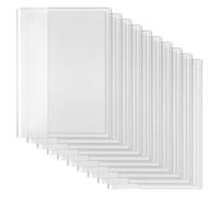 SHINEOFI 30 Pièces Protège-cahiers Transparent en Pp Structure Monobloc, Étanche et Réutilisable, Adapté aux Livres Scolaires et Documents en Classe Situation D'étude