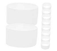 SHINEOFI 300 Pièces Lot de Bandes Adhésives Blanches pour Billets Bandes Autocollantes Papier Face Sangles de Sécurisées pour Banques et Supermarchés Organiseur de Facile à Utiliser