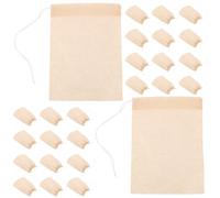 SHINEOFI 300 pièces Sachets Filtre Thé Jetables Papier Naturel Lot avec Cordon Serrage pour Thé Vrac Épices et Infusions