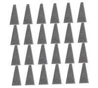 SHINEOFI 30pièces Cales Triangulaires pour Manche De Hache Petits Coins De Banane pour Abattage Construction Métallique Kit De Coins De Hache