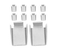 SHINEOFI 30pièces Clips De Fixation pour Étagères Métalliques Supports Étagères pour Meubles Clips De Support pour Bureau Rangement De Dossiers Et Armoires