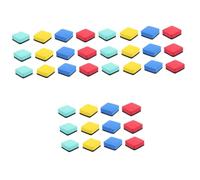 SHINEOFI 36pièces Effaceurs De Tableau Magnétiques Lot Effaceurs Pour Ardoise Effaçables à Sec Pour Salle De t Bureau Avec Prise Main Confortable Et Matériau