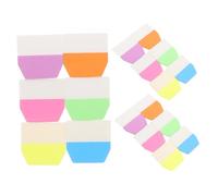 SHINEOFI 3ensembles Onglets Autocollants Repositionnables Pour Annoter Des Marque-pages Colorés Fournitures Scolaires Bureau