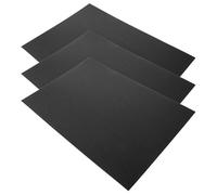 SHINEOFI 3pcs Fond De Sac Rigide Noir Plastique 42.00 X 29.00 X 0.10 cm |