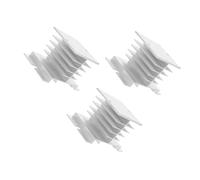 SHINEOFI 3pièces Dissipateur Thermique pour Relais Statiques Bloc De Refroidissement Compact Remplacement pour Dissipateur Thermique Industriel Ailettes De Refroidissement pour Relais