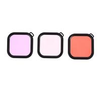SHINEOFI 3pièces Filtre De Plongée pour Objectif Boîtier De Protection Étanche Correction Couleur Bleue Ou Verte