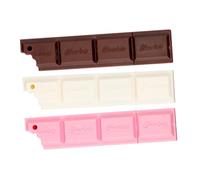 SHINEOFI 3pièces Lot De Stylos à Bille Forme Chocolat Style Dessin Animé Fournitures Bureau École Pour Écrire Décorer