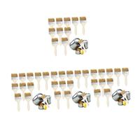 SHINEOFI 4 Ensembles Brosse en Poils De Barbecue Détail Brosse À Huile Alimentaire Arroser Brosse À Gril Grillage Sauce Brosse À Artiste Pinceau en Bois 10 Pièces * 4