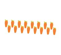 SHINEOFI 4 Ensembles Carotte DIY Carottes Artificielles Accessoires Guirlande en Peluche Décor Autocollants De Dessin Animé Autocollants pour Ongles Coiffe Fournitures De 4 pièces * 4