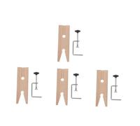 SHINEOFI 4 Ensembles Pince De Table Multifonctionnelle Pour Bijoux Outil Ajustable Avec Joint Liège Pour Métallique Et Projets Divers 2 Pièces * 4