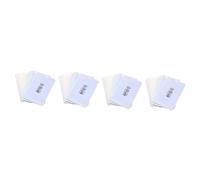 SHINEOFI 4 Ensembles Porte-Cartes D'Identité Anti-RFID Et Anti-Scan en Aluminium Anti-Démagnétisation Étui pour Cartes Ceinture Pochettes pour Cartes Lanières Porte-Cartes 10 pièces * 4