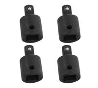 SHINEOFI 4 Pièces Adaptateur de liquet 1/2 vers 3/8 en Acier Noir | Structure à Engrenage Fin, Format Compact et Fin, Réduit les Temps D'arrêt, Compatible Toutes les Marques