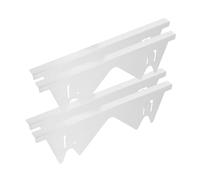 SHINEOFI 4 Pièces Bande De Carte De Cuisinière à Gaz L'écart Du Poêle Couvre Le Métal Couvercles D'écart De Poêle Rétractables Espace Du Comptoir Du Poêle Acier Inoxydable Silver