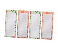 SHINEOFI 4 Pièces Bloc-notes Magnétique pour Réfrigérateur Motif Fruits Pastèque et Bloc-notes Détachable pour de Courses Planificateur Quotidien Carnet de Tâches Rappel