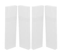 SHINEOFI 4 Pièces Boîte de Rangement pour Gratte-langue en Plastique, Taille Polyvalente Compacte pour Organisation Pratique et Transport Facile en Voyage