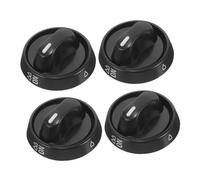 SHINEOFI 4 Pièces Bouton pour Cuisinière Remplacement Durable pour Réchauds Plaques de Cuisson Ajustement de Flamme Protection les Fuites