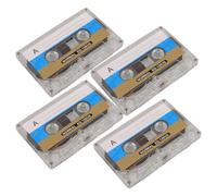 SHINEOFI 4 Pièces Cassette 30 Vierge Enregistrement pour Plastique Audio