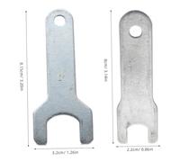 SHINEOFI 4 Pièces Clé à Choc Pneumatique Clé à Angle pour Meuleuse Accessoire de Meuleuse à Pneumatique pour Réparation de Pneus Polissage et Ponçage de Précision