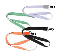 SHINEOFI 4 Pièces d'identification cordons pour badges d'identification porte-badge de soins infirmiers porte-clés pour cou de de clé Lanyard FOB clé polyester coton