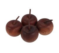 SHINEOFI 4 Pièces Diffuseur Parfum Bois de Pomme pour Voiture et Chambre, Diffusion Passive Naturelle, Désodorisant Élégant en Bois Couleur Café
