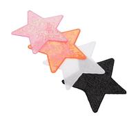 SHINEOFI 4 Pièces Écussons Étoile à Paillettes Autocollants pour Vêtements Sacs Chapeaux Appliques Brodées DIY Sans Couture Décoration