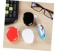 SHINEOFI 4 Pièces Enrouleur Câble USB Automatique Organiseur Fil Multifonction Portable Poussière pour Écouteurs et Chargeur Bobine de Rangement Rouge Bleu Noir Blanc