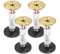 SHINEOFI 4 Pièces Entretoise Murale Réglable en Acier Inoxydable pour Cadre de Lit 77-105mm, Support Polyvalent de Tête de Lit pour Stabiliser et Éviter Les Vibrations