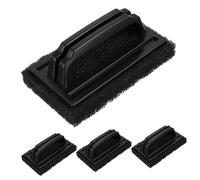 SHINEOFI 4 pièces Éponge de Nettoyage Barbecue Éponges Pratiques pour Plan de Travail Nettoyage Graisse Résidus Faciles à Utiliser et Réutilisables