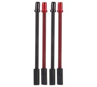 SHINEOFI 4 Pièces Guide des Câbles de Vélo Flexible en Acier Inoxydable | Tube Coudé pour Vélo, Alliage D’aluminium, Résilience Supérieure, Anti-âge
