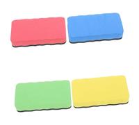 SHINEOFI 4 pièces Lot de Effaceurs Magnétiques pour Tableaux Blancs et Noirs Accessoires de Nettoyage Pratiques pour Écoles Bureaux et Effaceurs Efficaces pour Surface