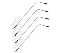 SHINEOFI 4 pièces Modèle Lampadaire Miniature Éclairage LED Décoratif pour Maquette de Table Sable et Mini Maison