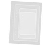 SHINEOFI 4 Pièces Moule Époxy pour Carnet Créatif Résine Moule DIY pour Couverture Miroir Outil de Moulage Artisanal pour Personnalisées