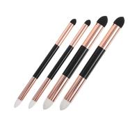 SHINEOFI 4 Pièces Outil de Dessin Réutilisable à Double Tête Éponge Lavable pour Mélange Artistique pour Détails Ombres et Mises Valeur Rose Doré Petites