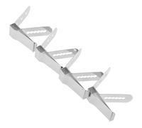 SHINEOFI 4 pièces Pinces pour Thermomètre Barbecue Acier Inoxydable Support Stable pour de Température Accessoire Inox Bbq Fumoir Portable