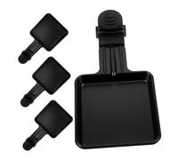 SHINEOFI 4 pièces Poêle à Fromage Raclette Antiadhésive Mini Poêlons Électriques pour Fondue Cuisson Uniforme pour Barbecue et Grill Cheese Facile à Nettoyer et Résistante