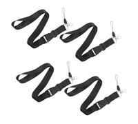 SHINEOFI 4 Pièces Porte-badge avec Lanière Résistante et Sécurisée Cordon Tour de Cou Multifonction pour Clés Téléphone et Carte Identité avec Système Détachable et Élégant Adapté à Usage