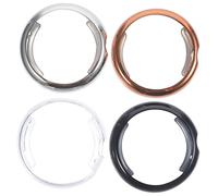 SHINEOFI 4 Pièces Protecteur Écran de Montre Choc de Housses Complètes pour Pixel Watch Transparent Noir Rose Protection Durable et Réutilisable pour Écran de Montre