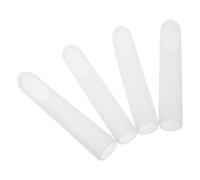 SHINEOFI 4 Pièces Protection en Silicone Antidérapante pour Poignée de Brosse à Dents Électrique, Housse Complète Adaptée pour Voyage, Couleur Blanche, Protège Efficacement la Poignée